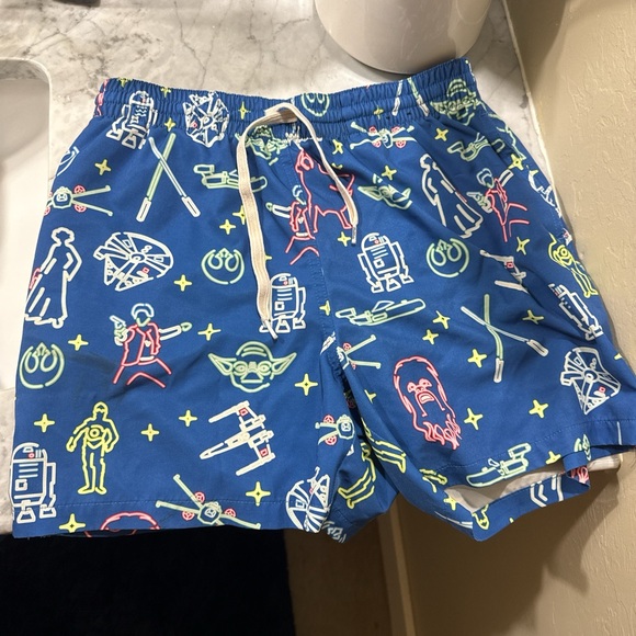 Chubbies Blue Star Wars Themed Athletic Shorts - Picture 1 of 4
